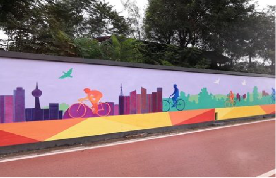 潢川墙体彩绘-围墙