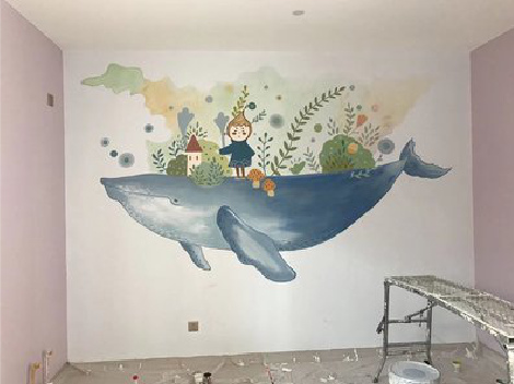 潢川手绘墙的特点及优势。